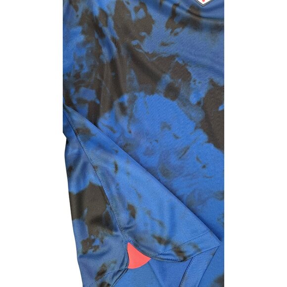 Nike USA Soccer Jersey Blue Black Tie-Dye Slim Fit Dri-Fit Women Large DN0777453 - Picture 5 of 11